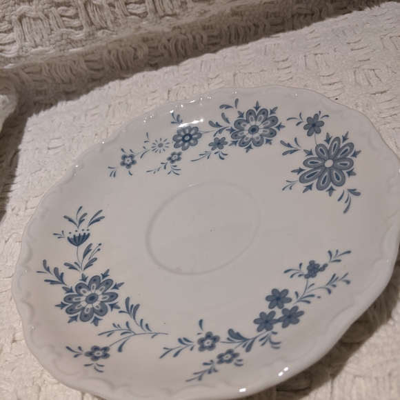 Seltmann Weiden Cup Saucer Bread Plate Blue - Picture 4 of 8